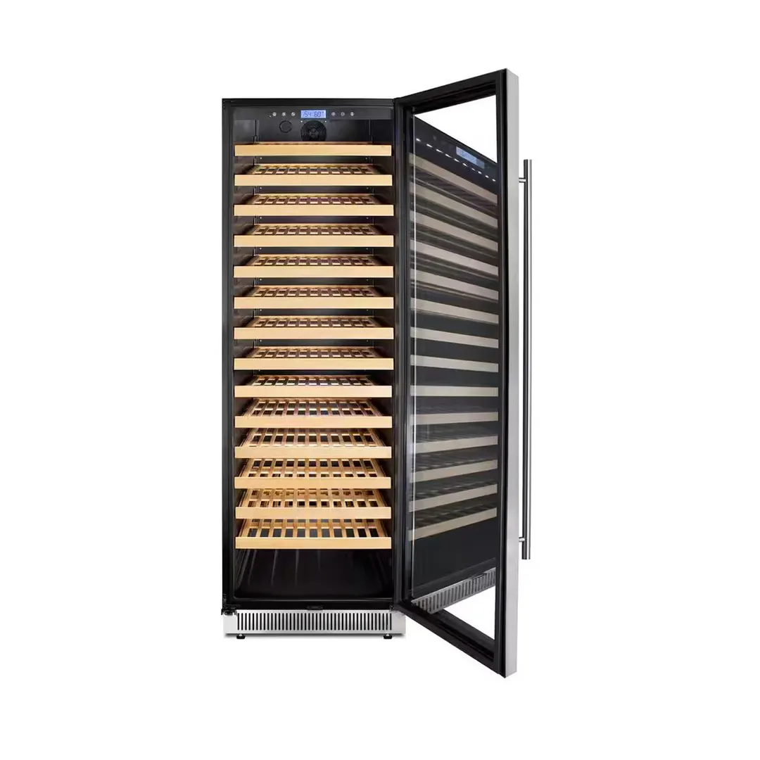 Summit SWC1926B 24" Glass Door Wine Refrigerator, Single Temperature, 165 Bottles