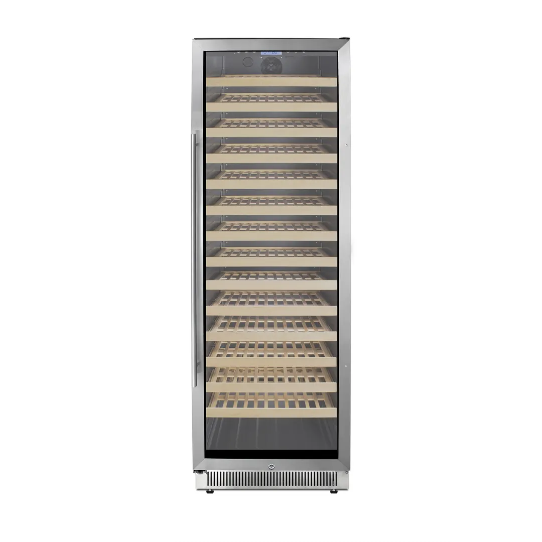 Summit SWC1926B 24" Glass Door Wine Refrigerator, Single Temperature, 165 Bottles