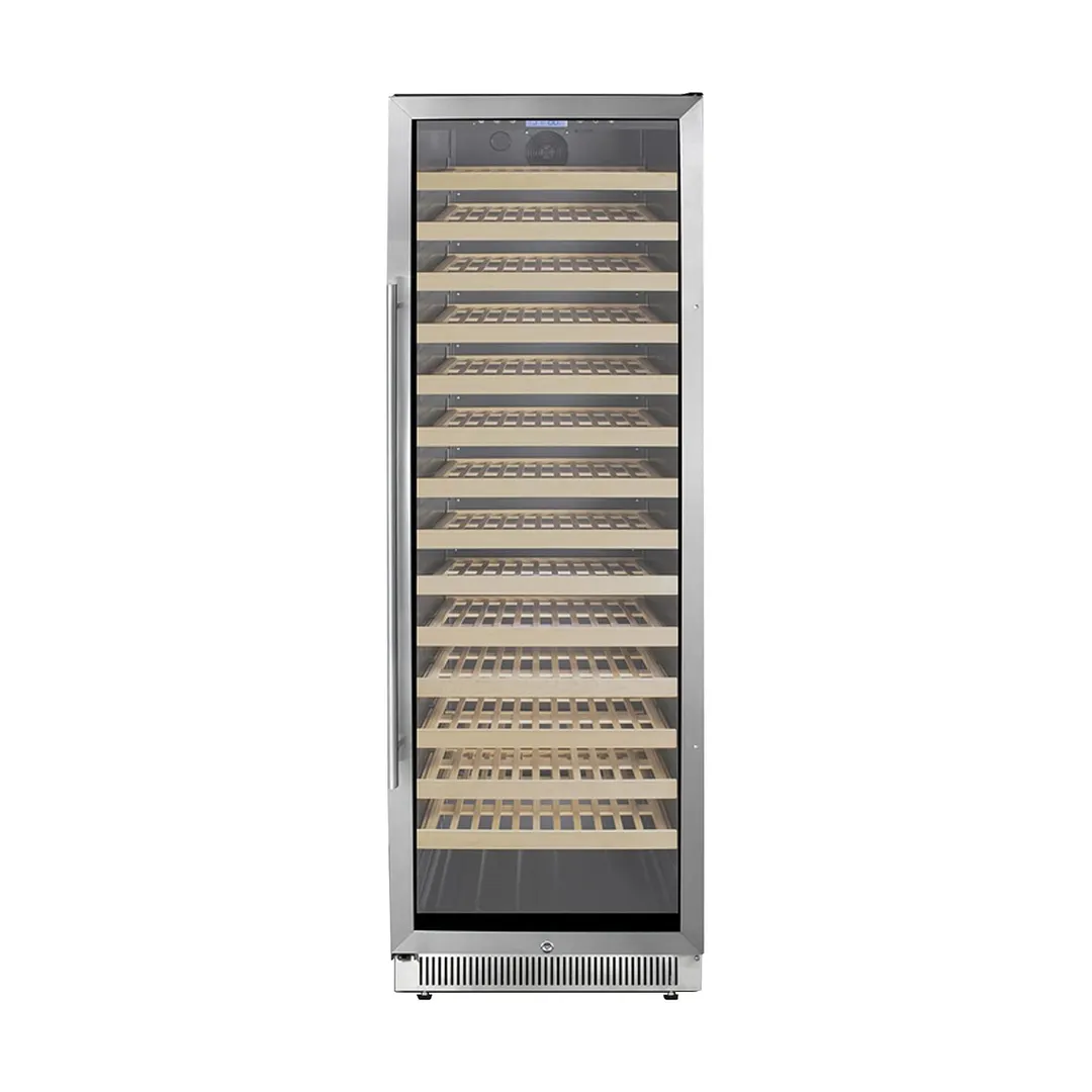 Summit SWC1926BCSS 24" Glass Door Wine Refrigerator, Single Temperature, 165 Bottles