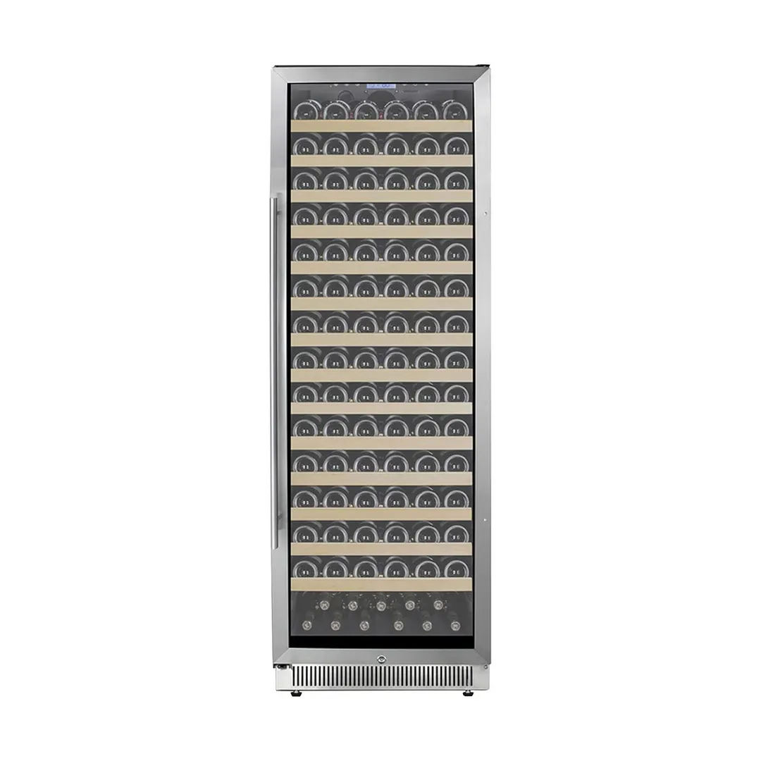 Summit SWC1926BCSS 24" Glass Door Wine Refrigerator, Single Temperature, 165 Bottles