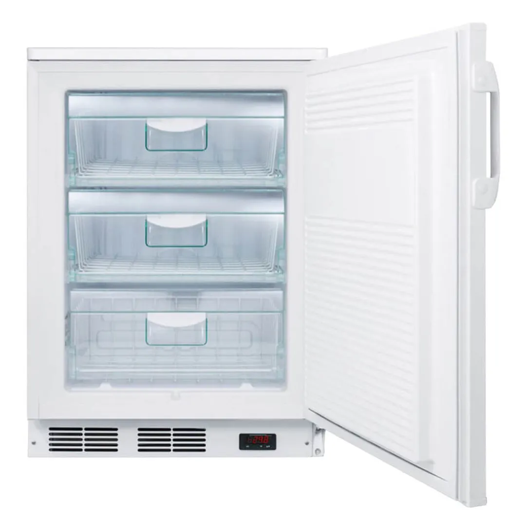 Accucold VLT650 24" Solid Door Medical Undercounter Freezer, 3.5 cu. ft.