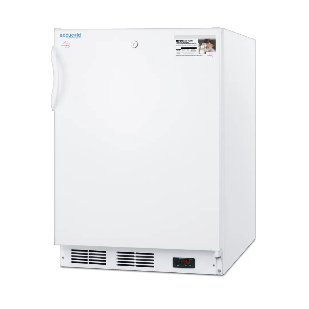 Accucold VT65MLBIMCADA 23.63" Undercounter Breast Milk Freezer, White, 3.5 cu. ft.