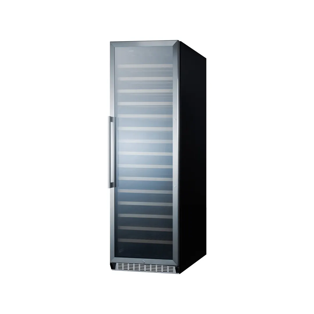 Summit SWC1926 24" Glass Door Wine Refrigerator, Single Temperature, 171 Bottles