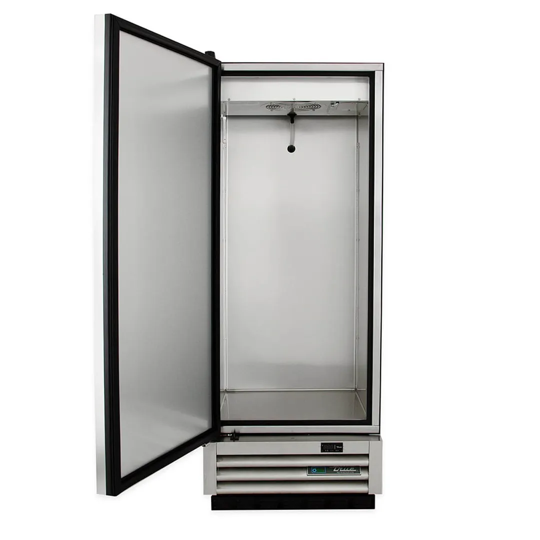 True T-12-HC 24" 1-Section Reach-In Refrigerator w/ Solid Door, Bottom Mount, Stainless Steel Front-Aluminum Sides