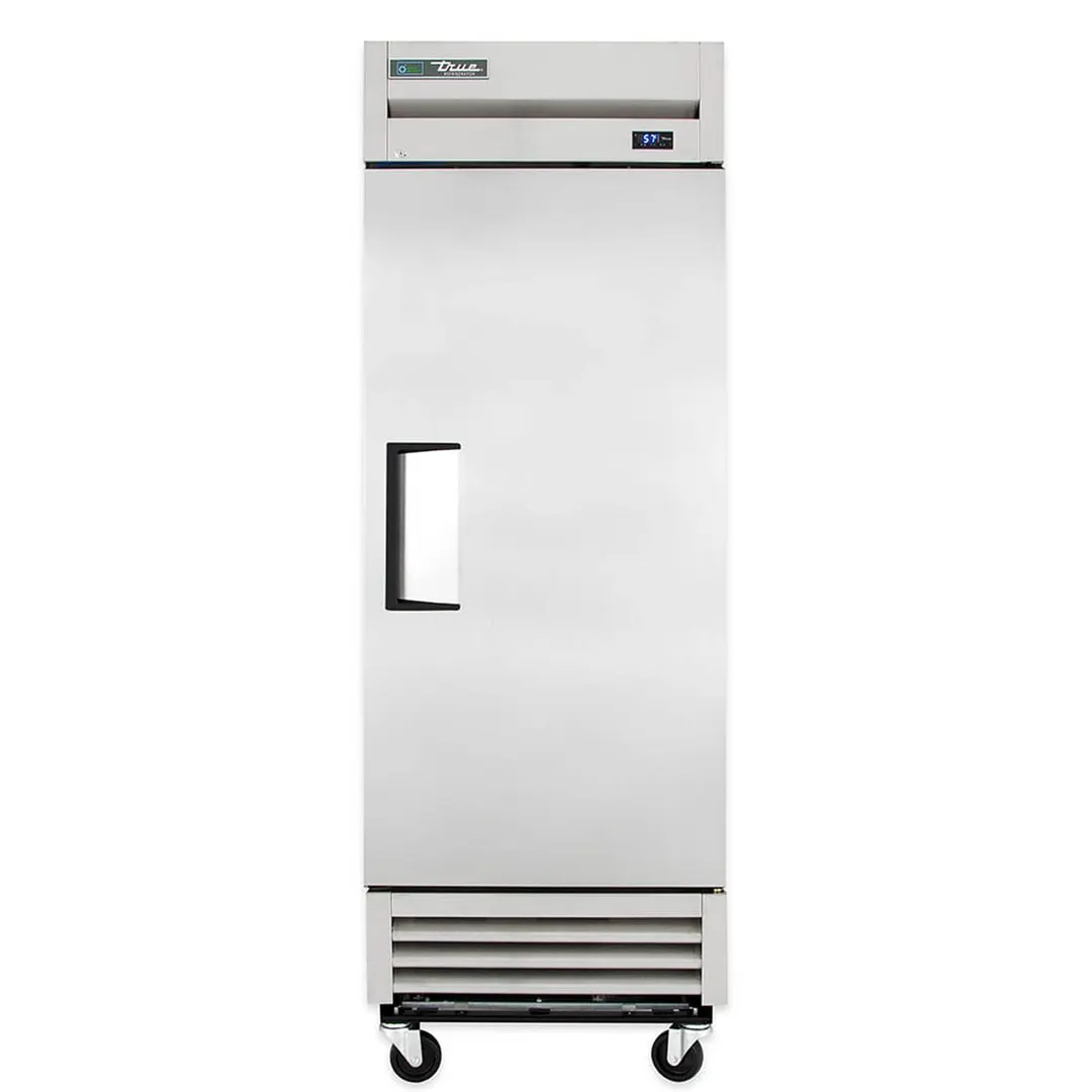 True T-19-HC 27" 1-Section Reach-In Refrigerator w/ Solid Door, Bottom Mount, Stainless Steel Front-Aluminum Sides