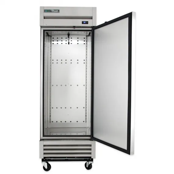 True T-19-HC 27" 1-Section Reach-In Refrigerator w/ Solid Door, Bottom Mount, Stainless Steel Front-Aluminum Sides