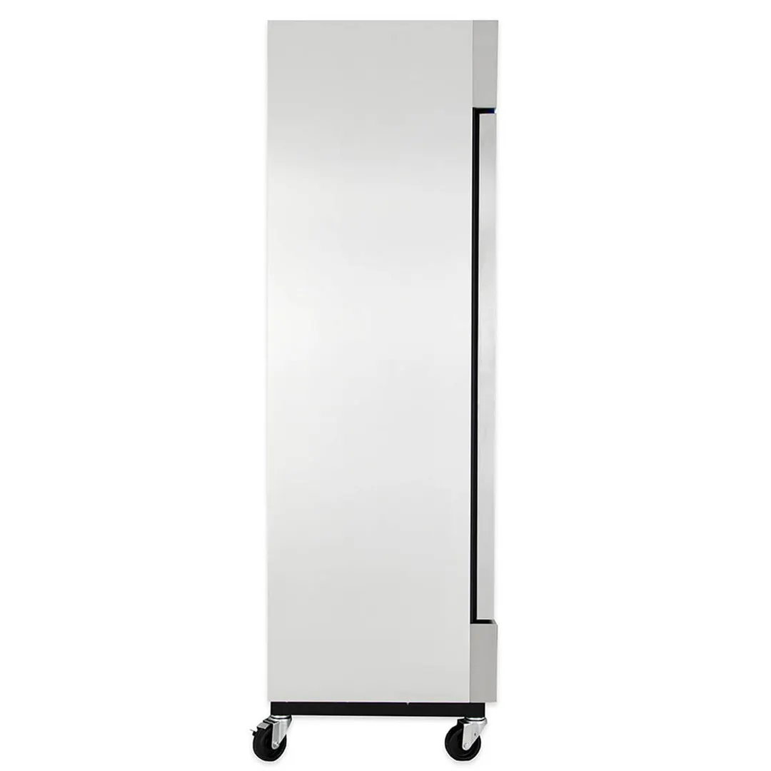True T-19-HC 27" 1-Section Reach-In Refrigerator w/ Solid Door, Bottom Mount, Stainless Steel Front-Aluminum Sides