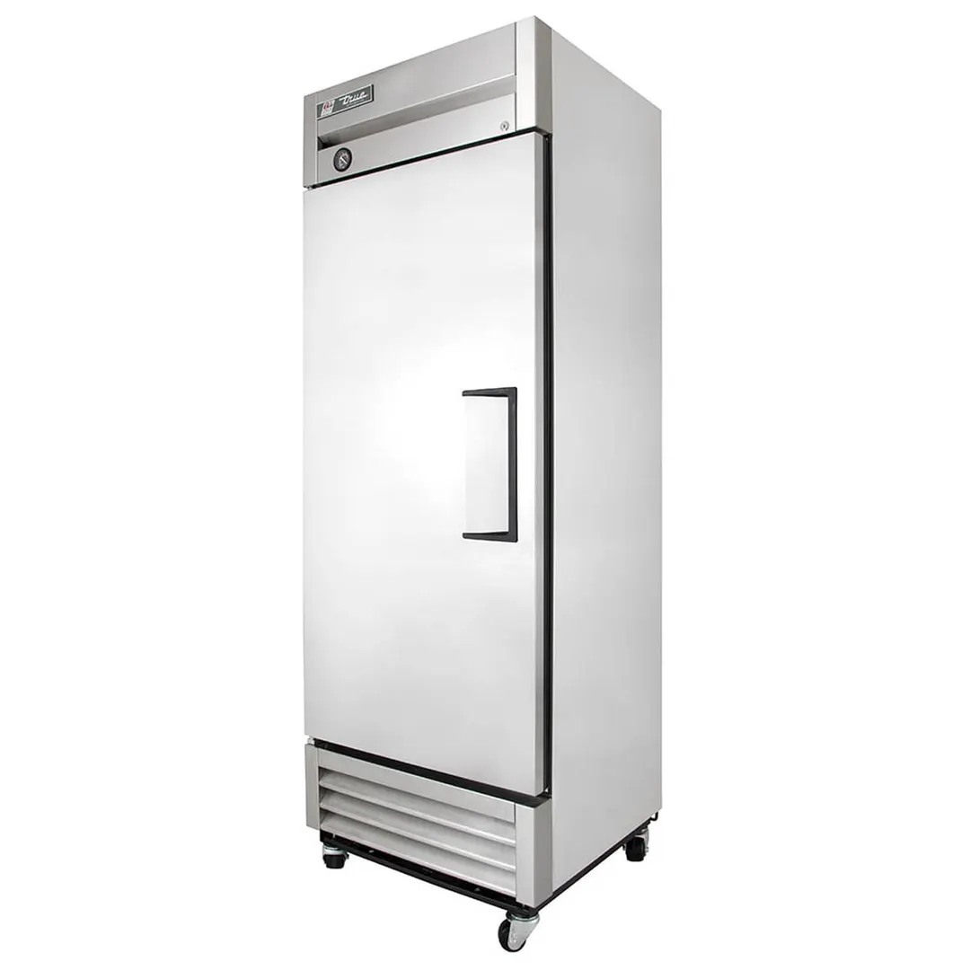 True T-19-HC 27" 1-Section Reach-In Refrigerator w/ Solid Door, Bottom Mount, Stainless Steel Front-Aluminum Sides