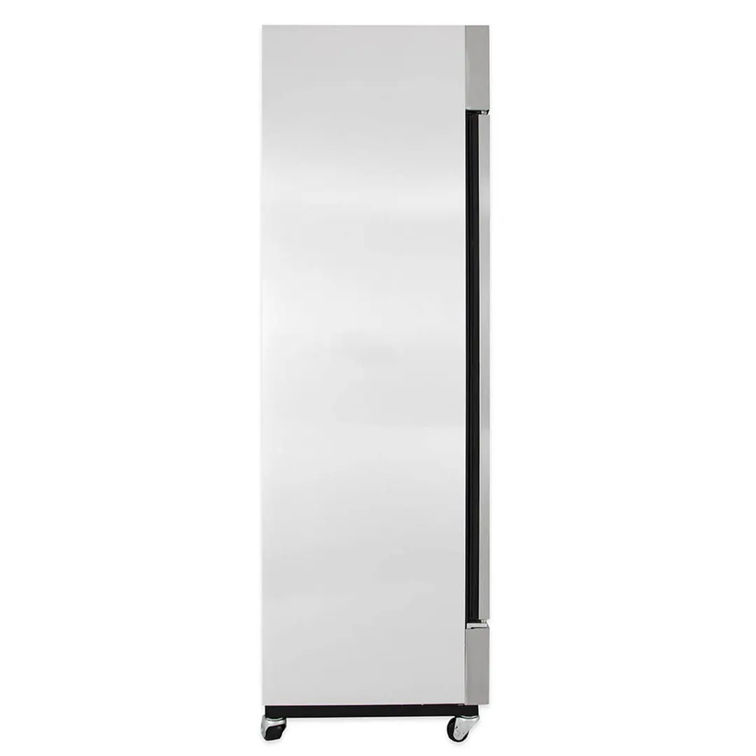 True T-19-HC 27" 1-Section Reach-In Refrigerator w/ Solid Door, Bottom Mount, Stainless Steel Front-Aluminum Sides
