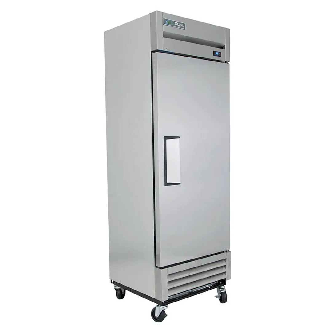 True T-19FZ-HC 27" 1-Solid Door Reach-In Freezer, Bottom Mount, 19 cu. ft., Stainless Steel Front, Aluminum Sides