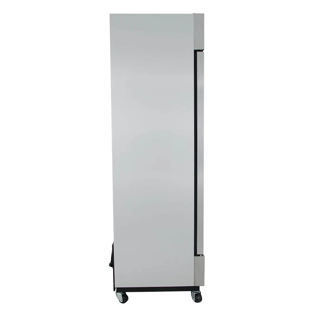 True T-19FZ-HC 27" 1-Solid Door Reach-In Freezer, Bottom Mount, 19 cu. ft., Stainless Steel Front, Aluminum Sides