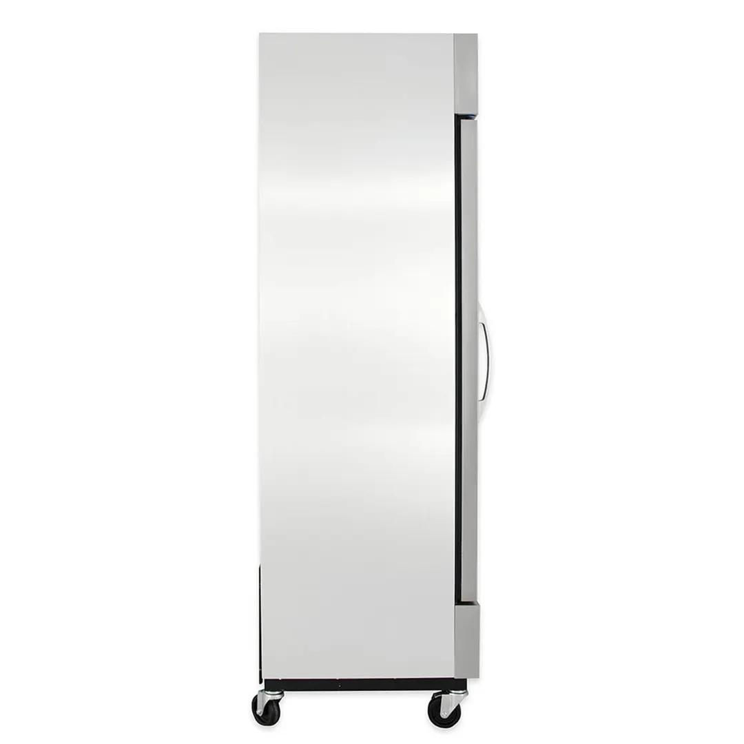 True T-19G-HC~FGD01 27" 1-Section Reach-In Refrigerator w/ Glass Door, Bottom Mount, Stainless Steel Front-Aluminum Sides