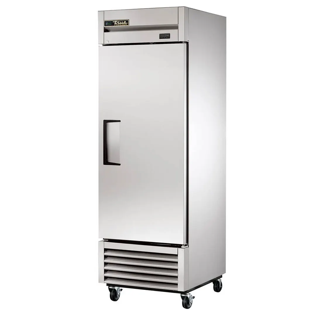 True T-23-HC 27" 1-Section Reach-In Refrigerator w/ Solid Door, Bottom Mount, Stainless Steel Front-Aluminum Sides