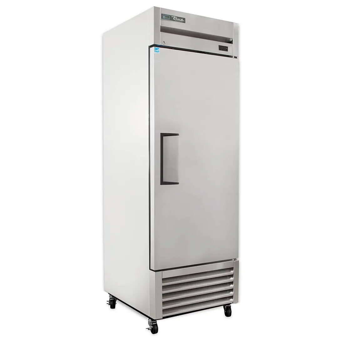True T-23-HC 27" 1-Section Reach-In Refrigerator w/ Solid Door, Bottom Mount, Stainless Steel Front-Aluminum Sides
