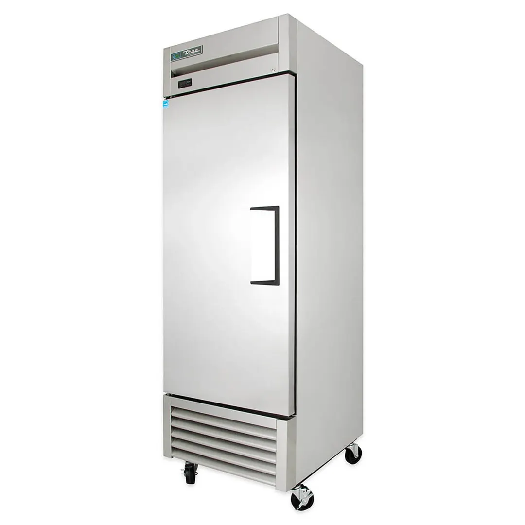 True T-23-HC 27" 1-Section Reach-In Refrigerator w/ Solid Door, Bottom Mount, Stainless Steel Front-Aluminum Sides
