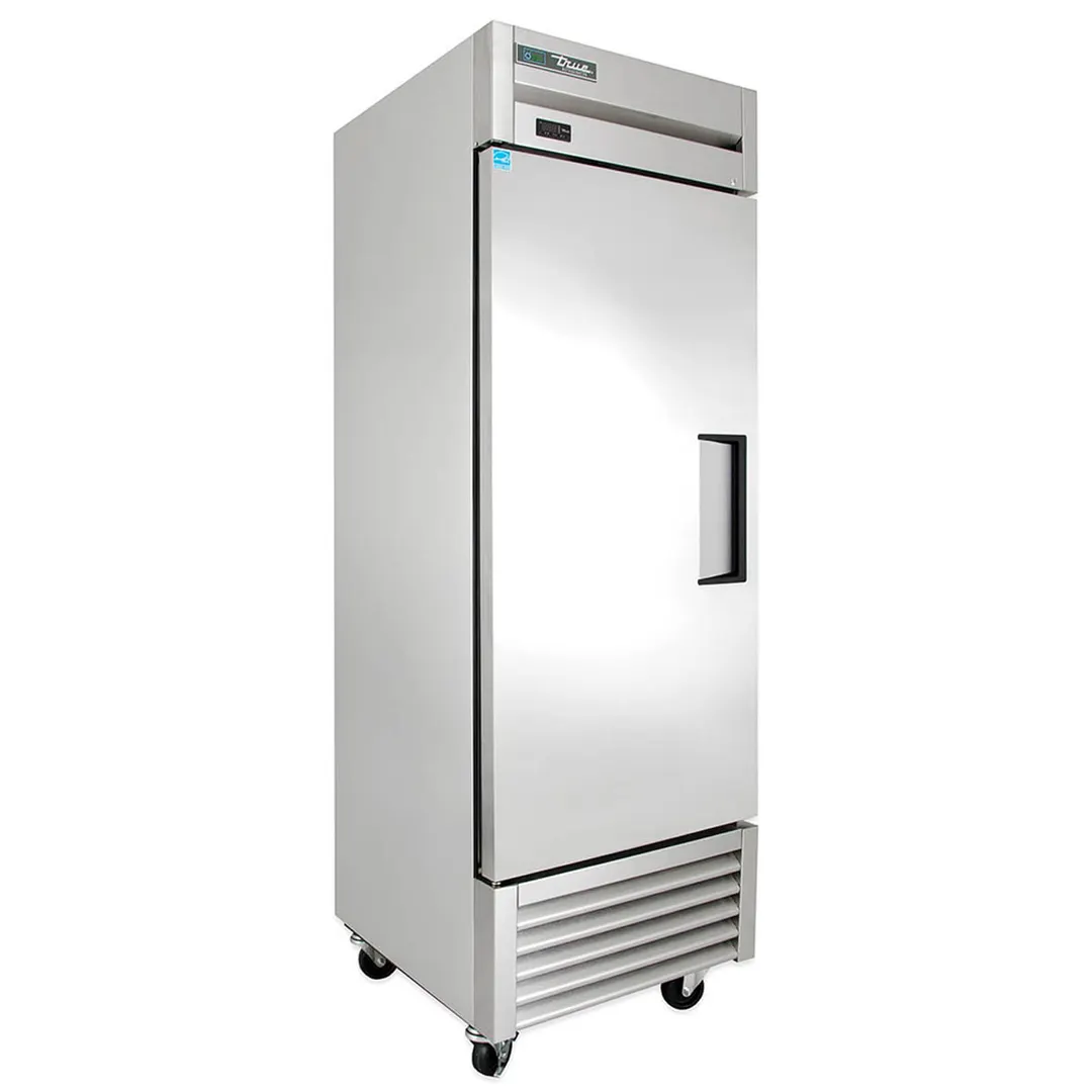 True T-23-HC 27" 1-Section Reach-In Refrigerator w/ Solid Door, Bottom Mount, Stainless Steel Front-Aluminum Sides