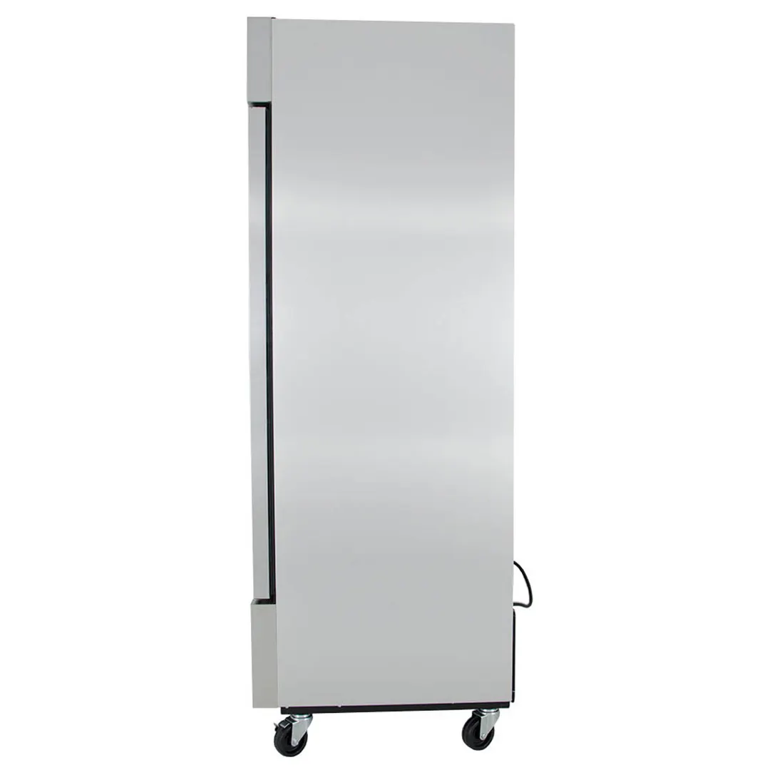 True T-23-HC 27" 1-Section Reach-In Refrigerator w/ Solid Door, Bottom Mount, Stainless Steel Front-Aluminum Sides