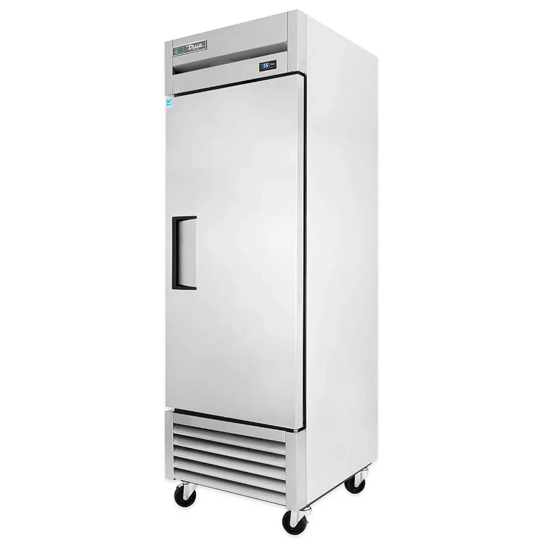 True T-23F-HC 27" 1-Section Reach-In Freezer, 1-Solid Door, Bottom Mounted, 23 cu. ft., Stainless Steel Front, Aluminum Sides
