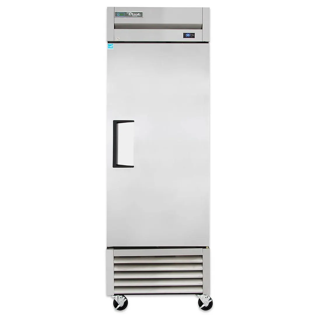 True T-23F-HC 27" 1-Section Reach-In Freezer, 1-Solid Door, Bottom Mounted, 23 cu. ft., Stainless Steel Front, Aluminum Sides
