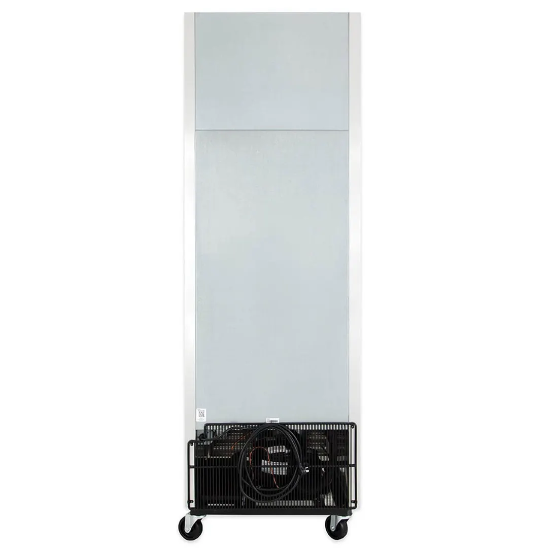 True T-23G-HC~FGD01 27" 1-Section Reach-In Refrigerator w/ Glass Door, Bottom Mount, Stainless Steel Front-Aluminum Sides