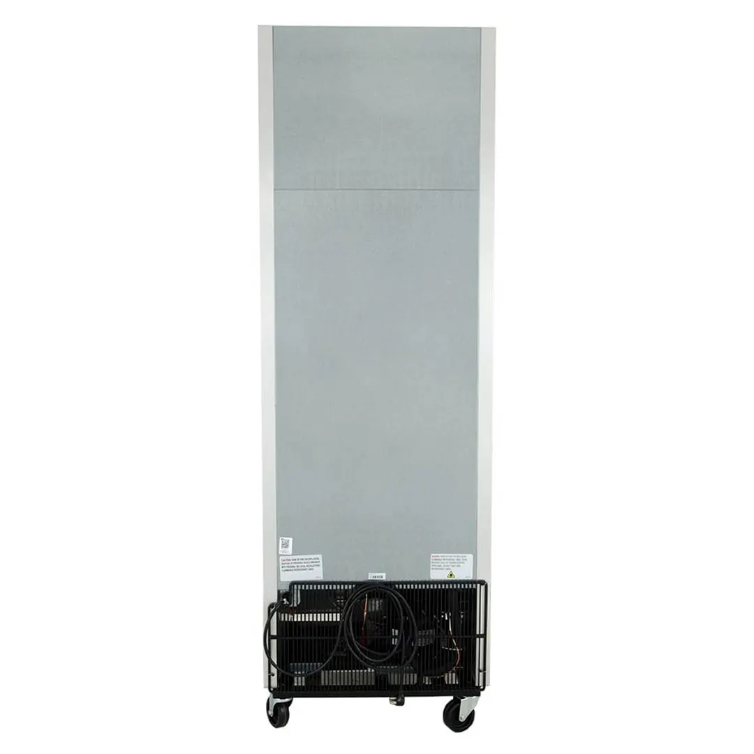 True T-23G-HC~FGD01 27" 1-Section Reach-In Refrigerator w/ Glass Door, Bottom Mount, Stainless Steel Front-Aluminum Sides