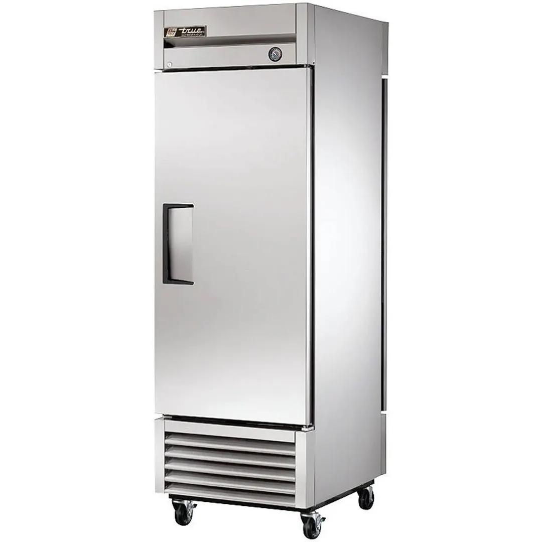 True T-23PT-HC 1-Section Pass-Thru Refrigerator w/ Front Solid & Rear Solid Door, Bottom Mount, Stainless Steel Front-Aluminum Sides