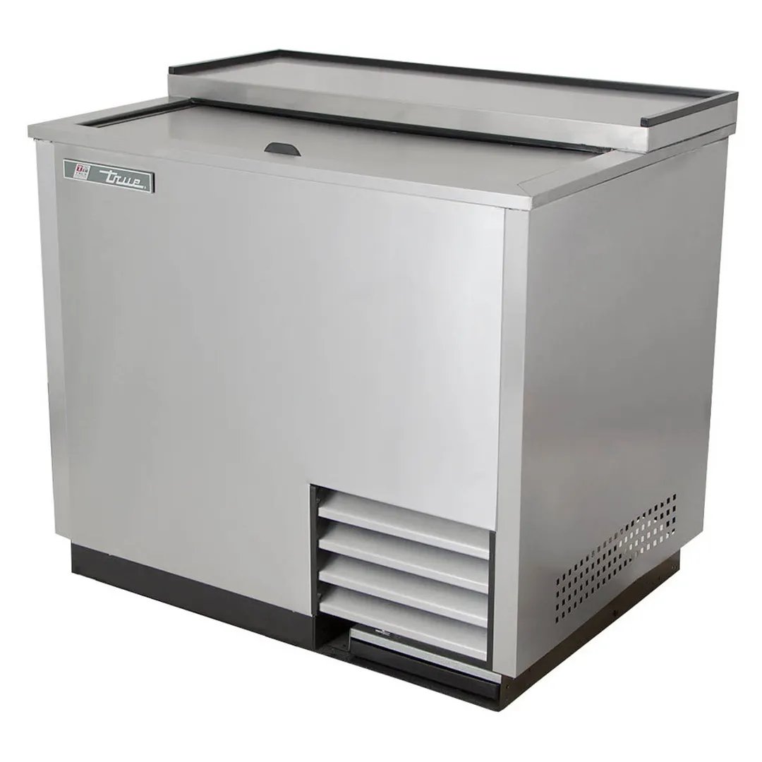 True T-36-GC-S-HC 36" Stainless Glass & Plate Chiller, 180 Mugs Capacity