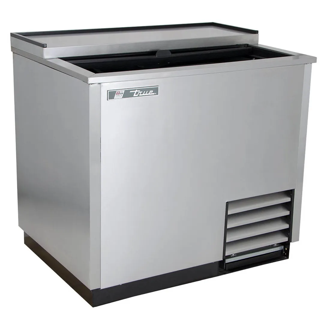 True T-36-GC-S-HC 36" Stainless Glass & Plate Chiller, 180 Mugs Capacity