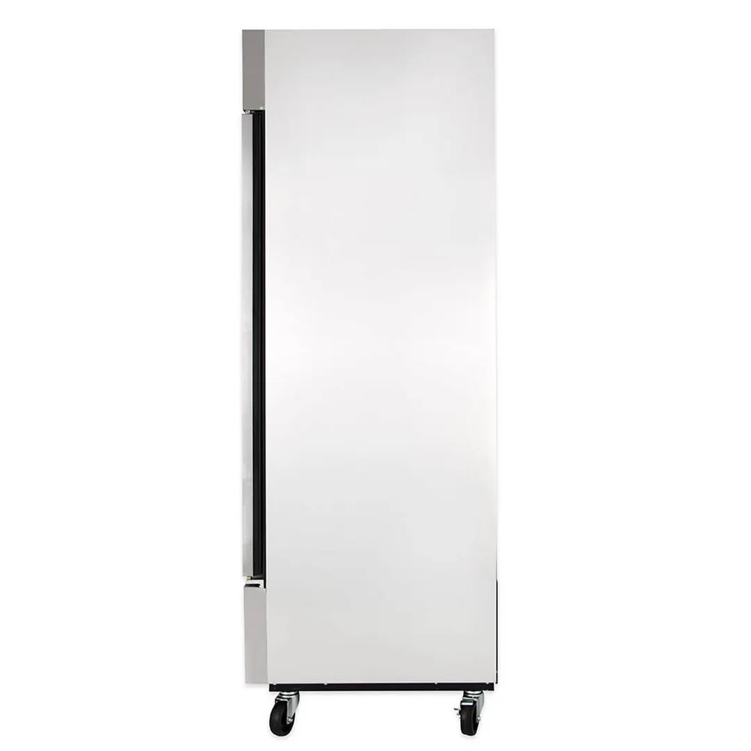 True T-43-HC 47" 2-Section Reach-In Refrigerator w/ 2 Solid Doors, Bottom Mount, Stainless Steel Front-Aluminum Sides