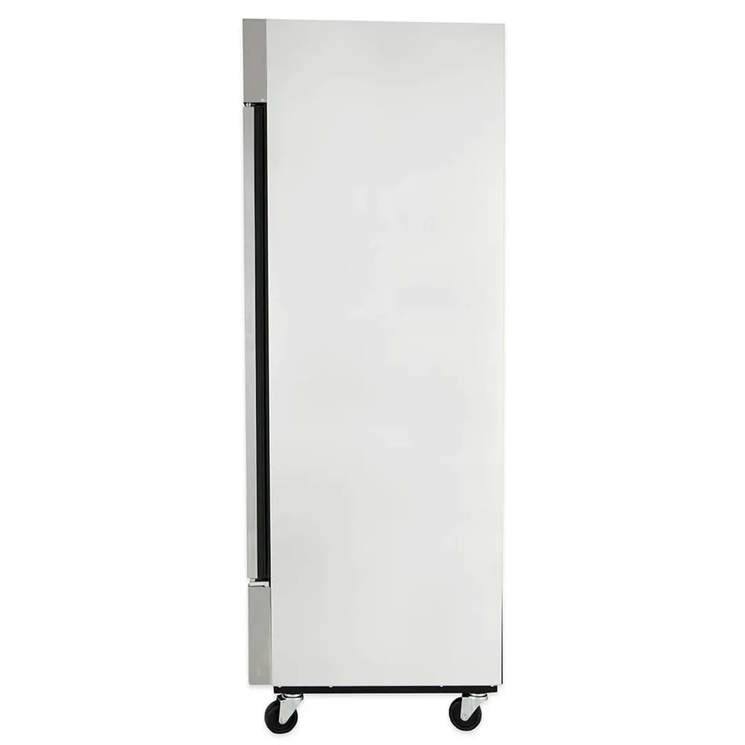 True T-49-HC 54" 2-Section Reach-In Refrigerator w/ 2 Solid Doors, Bottom Mount, Stainless Steel Front-Aluminum Sides