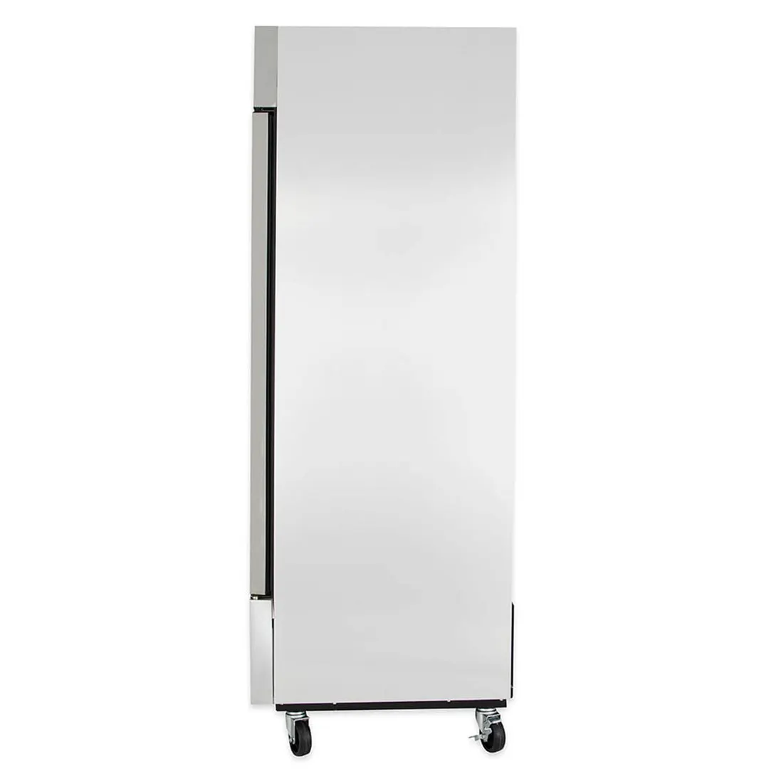 True T-49G-HC~FGD01 54" Two Section Reach-In Refrigerator w/ 2 Glass Doors, Bottom Mount, Stainless Steel Front-Aluminum Sides