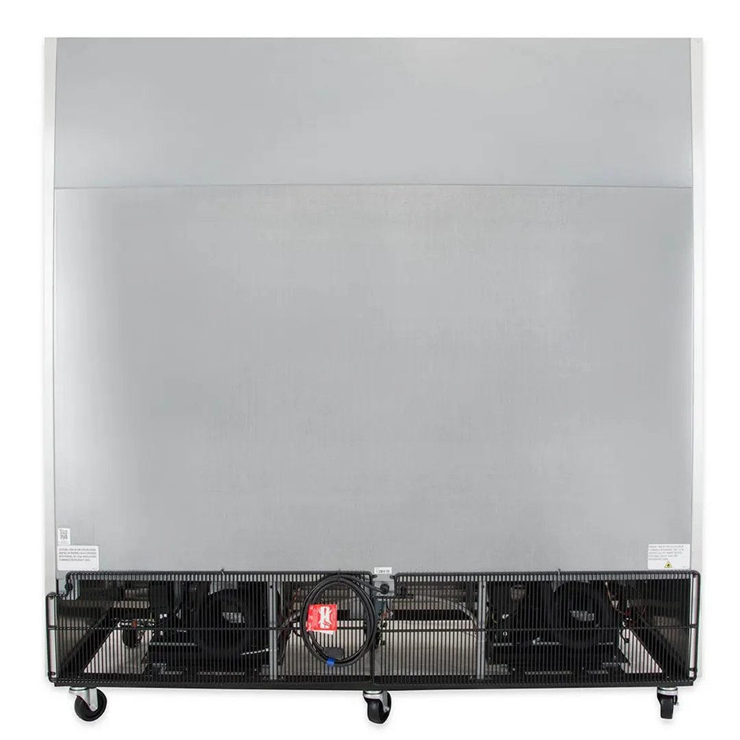 True T-72F-HC 78“ 3-Solid Door Reach-In Freezer, Bottom Mounted, 72 cu. ft., Stainless Steel Front, Aluminum Sides
