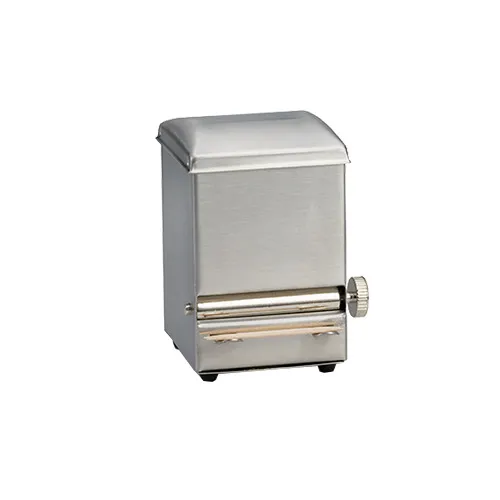 TableCraft Products 236 Toothpick Dispenser - Top Loading Stainless Steel, 3"-3/4" x 3" x 4"-1/2"