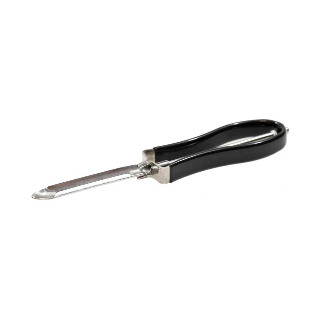 TableCraft Products 45000 - 6" Swivel Peeler, Stainless Steel Blade, Vinyl Handle, Dishwasher Safe