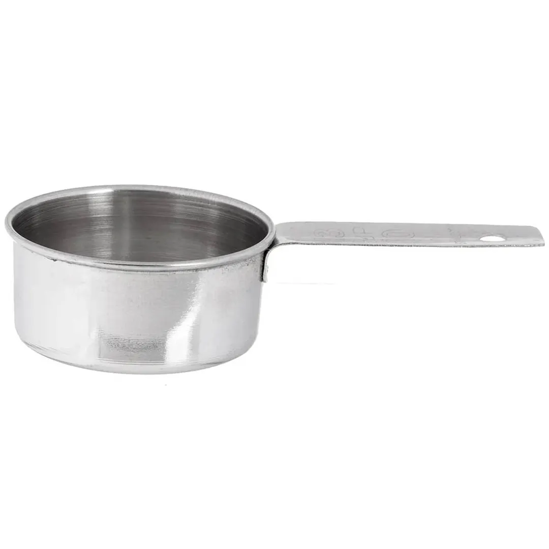 TableCraft 724B 1/3 Cup Stainless Steel Measuring Cup, Dishwasher Safe