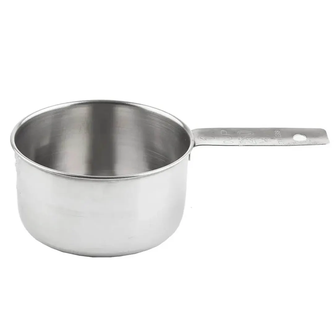 TableCraft 724D 1 Cup Stainless Steel Measuring Cup,Dishwasher Safe
