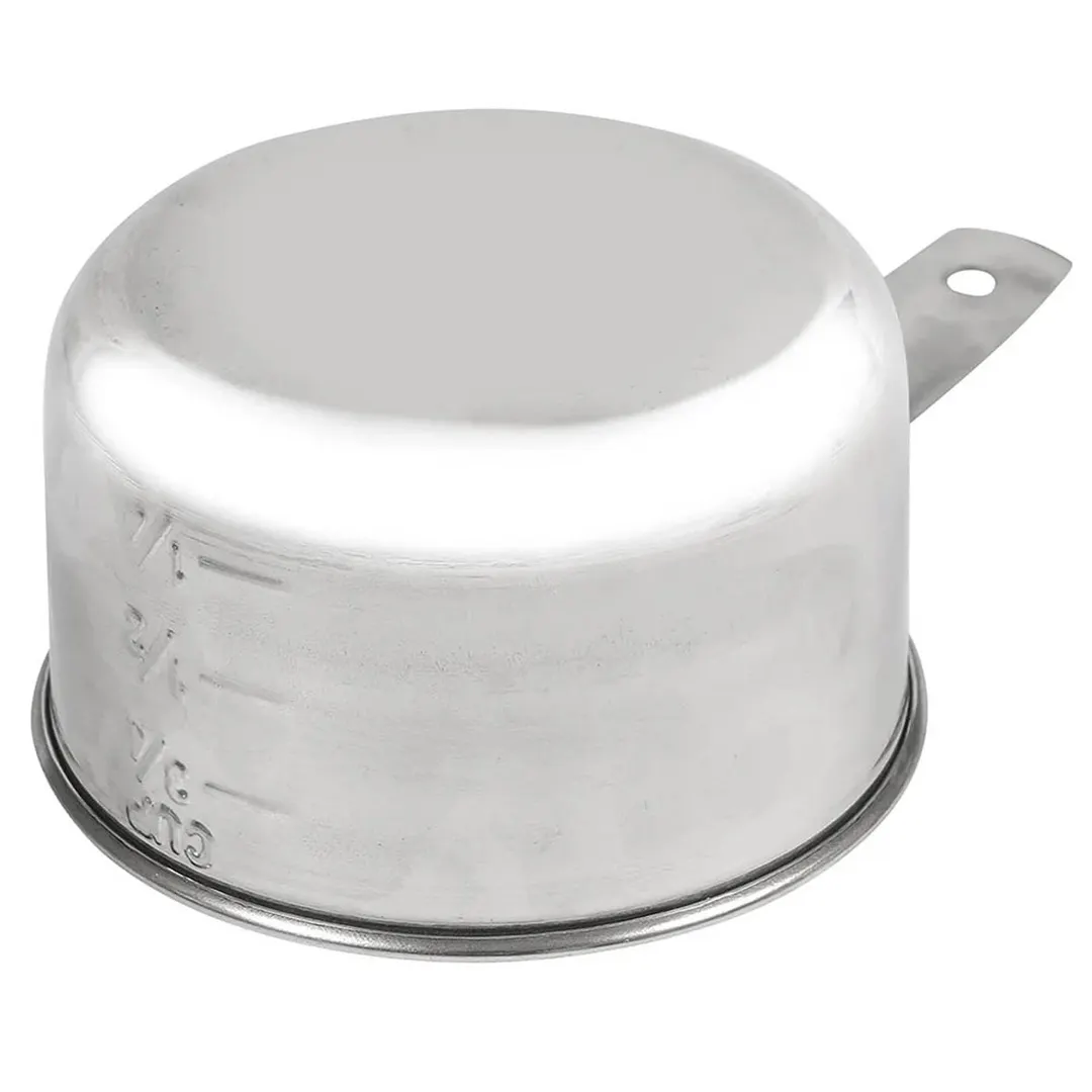 TableCraft 724D 1 Cup Stainless Steel Measuring Cup,Dishwasher Safe