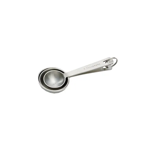TableCraft Products 727 Measuring Spoon Set, 3 Piece, 2 Tsp., 1-1/2 Tbsp.