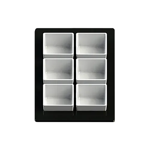TableCraft Products CW5086W Cold Food Template, 12-7/8" x 21-1/4" Aluminum, Dishwasher Safe, NSF-7