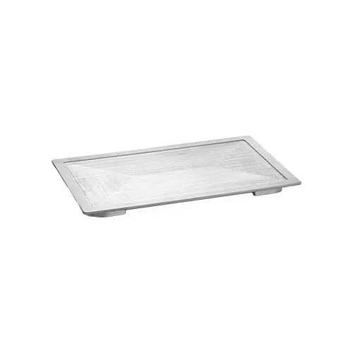 TableCraft CW6420 Hot Well Cover, Full Size 13-1/2" x 21-5/8", Silver Aluminum, Dishwasher Safe