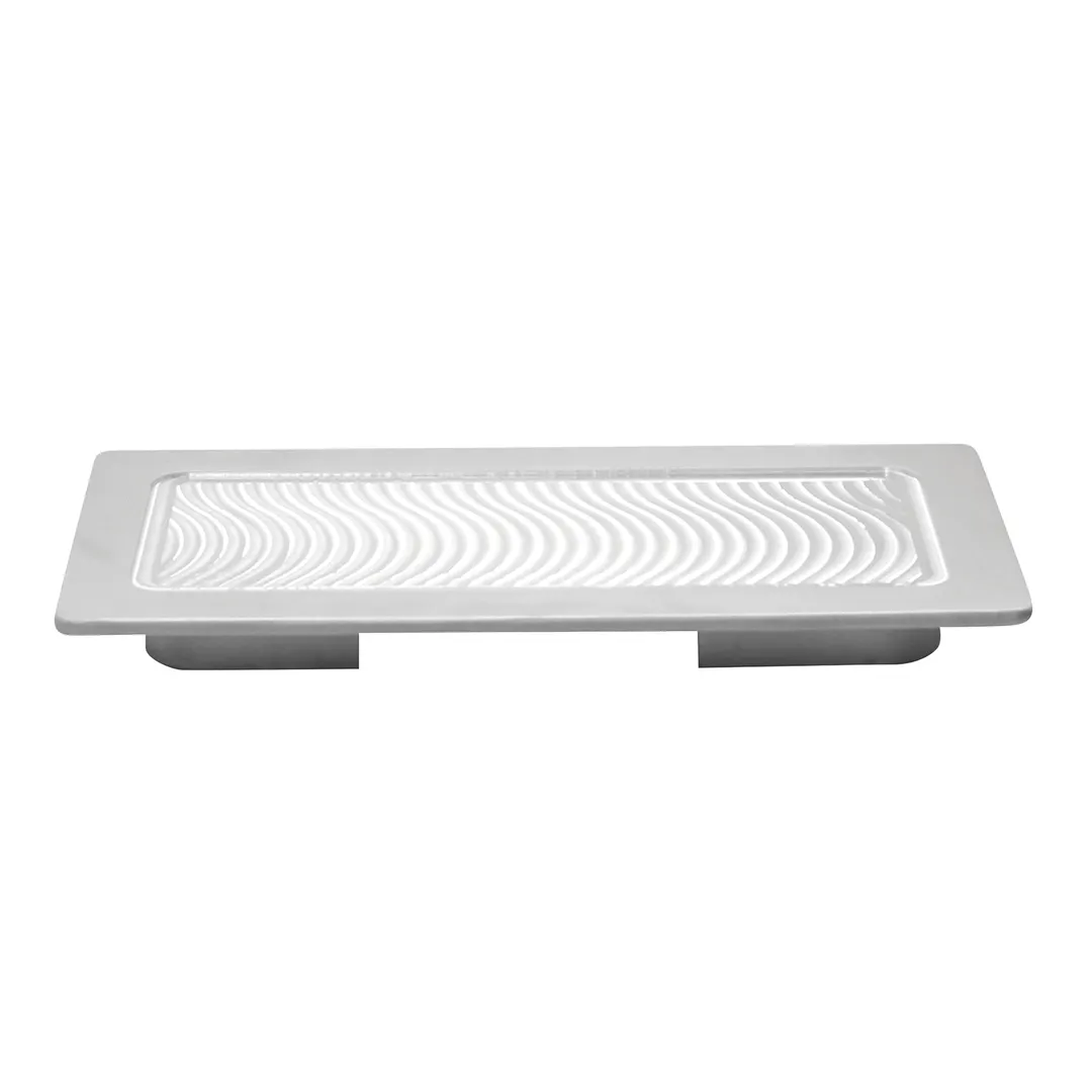 TableCraft CW6422WV Hot Well Cover, Half-Size Inset, 13-1/2" x 10-5/8" Silver Aluminum, 1/4"