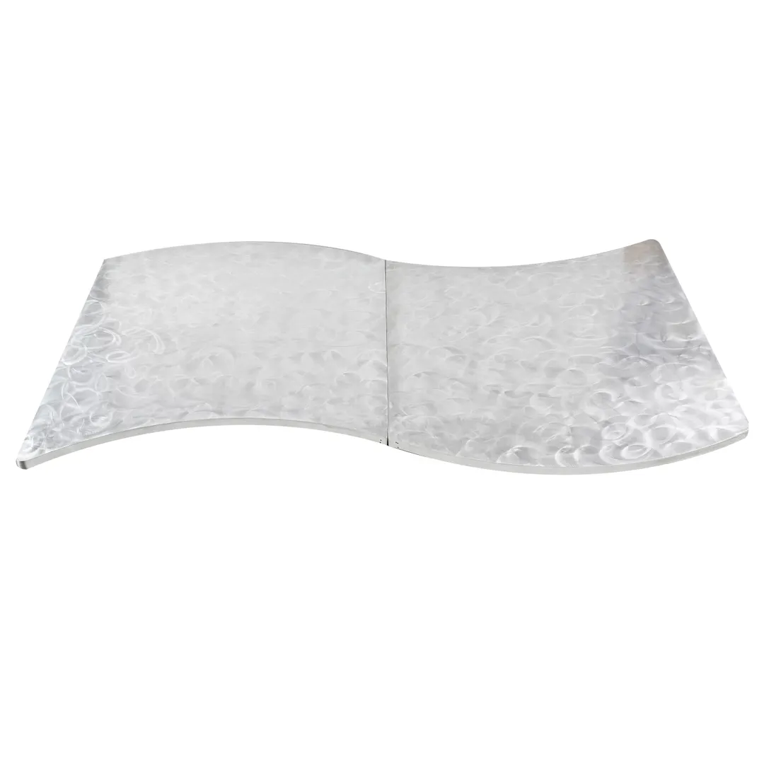TableCraft Products CWALS6RSATCL Table Cover, Two-Piece, 72"W X 47"D X 1"H