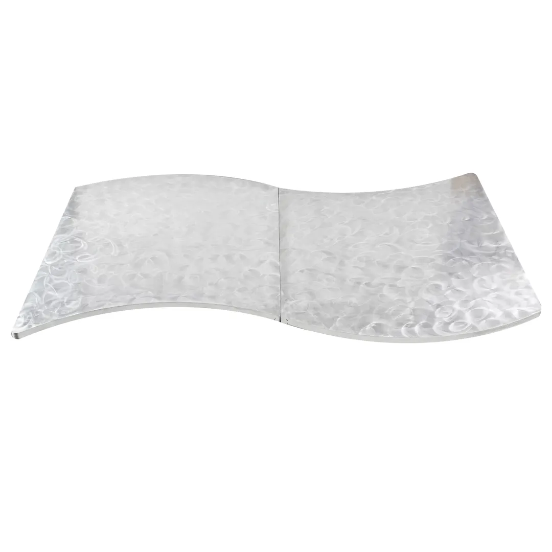 TableCraft Products CWALS8RSATCL Table Cover, Two-Piece, 96"W X 47"D X 1"H