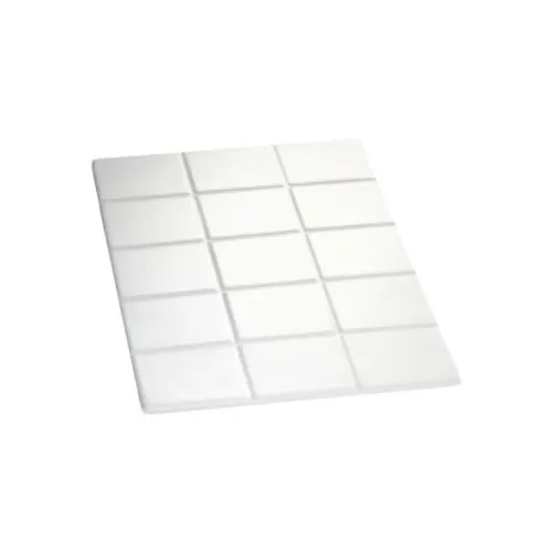 TableCraft Products CWTTDG01W Cold Food Template, 13½" × 21⅝" White Duracoat™ Cast Aluminum Grid