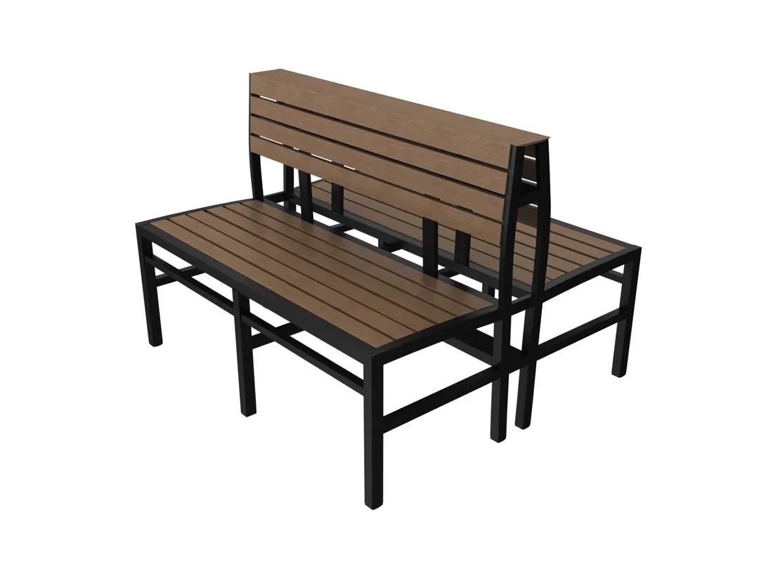 Tarrison ASG370B12BLCO Outdoor Bench