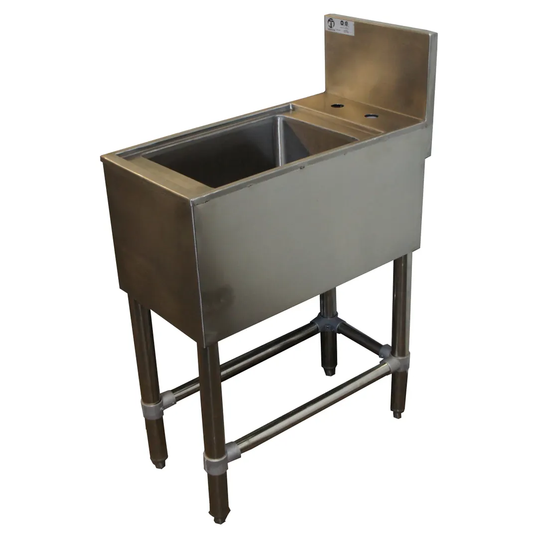 Tarrison TA-BHS2412 12" 1 Compartment Underbar Hand Sink Unit - Free Standing 