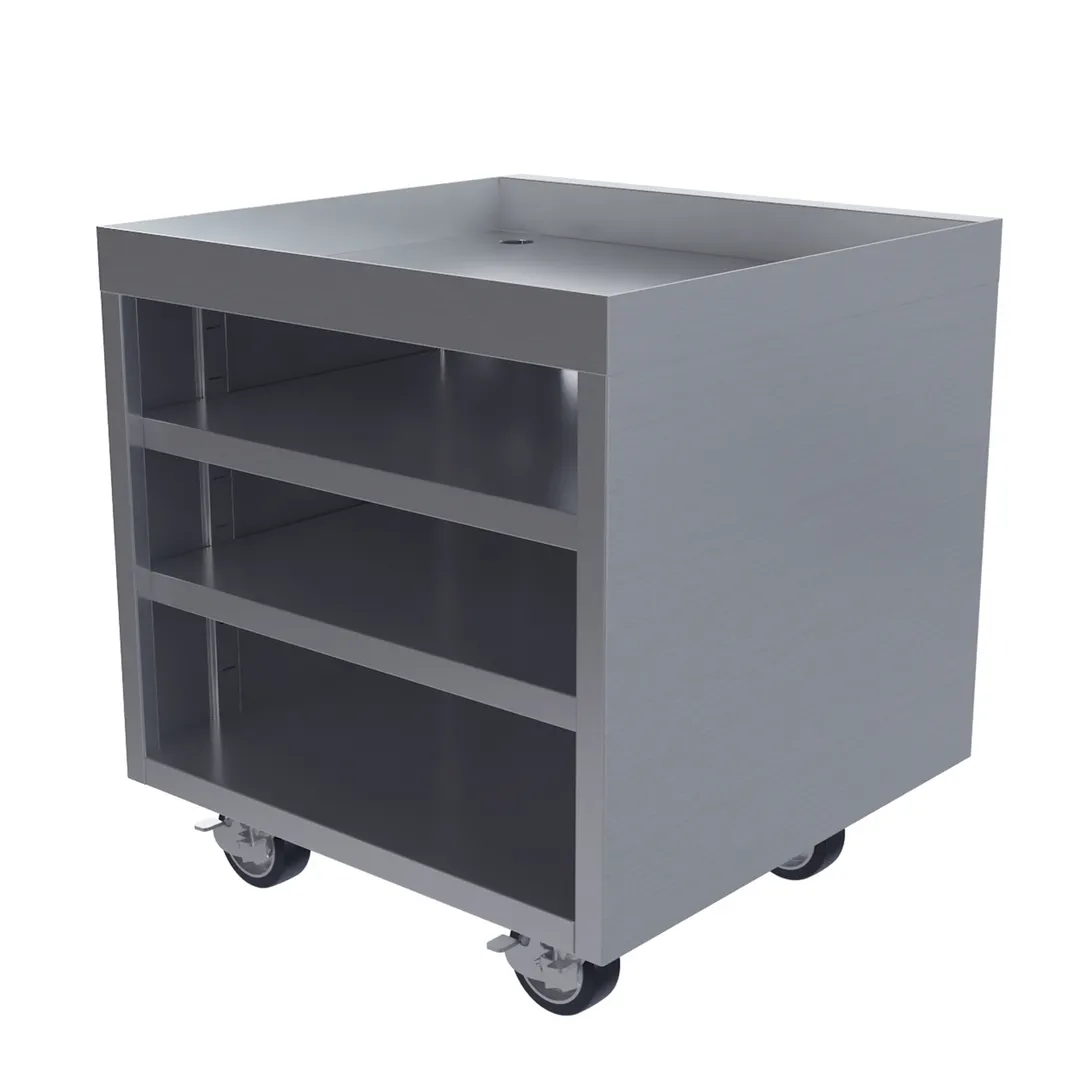 Tarrison TA-BLP30SS Mobile Slicer Stand, 30"W X 29"D X 33"H Overall Size