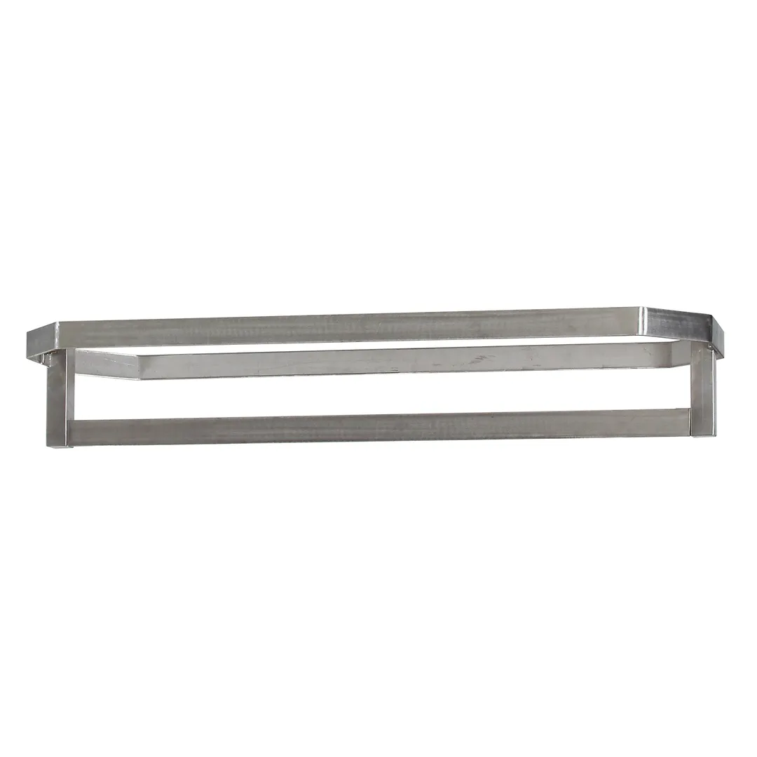 Tarrison TA-CPR96 96" Stainless Steel Triple Bar Ceiling Mounted Pot Rack with 16 Single Hooks