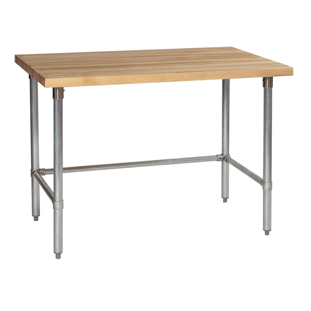Tarrison TA-HTB3060G-KIT Butcher Block Top Work Table, 60""W X 30""D