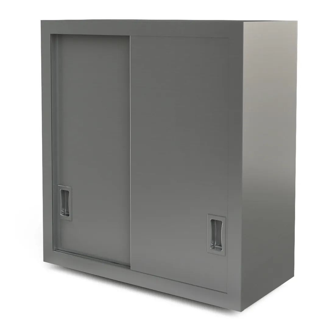 Tarrison TC-C1430W 30" Stainless Steel Enclosed Wall Mount Cabinet w/ Sliding Doors